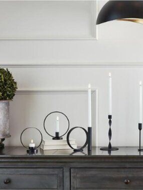 Iron candleholder, NWT